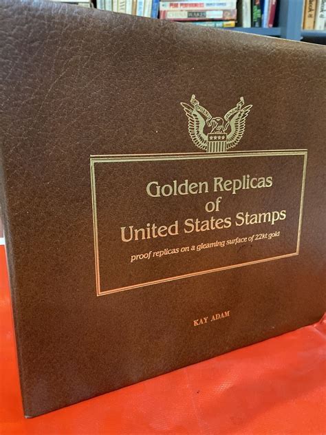 golden replicas of united states stamps worth|gold plated stamps collection.